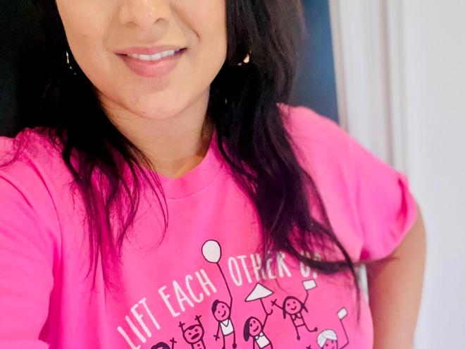 Dr Dosanjh wearing a pink shirt  Dr Dosanjh wearing a pink shirt