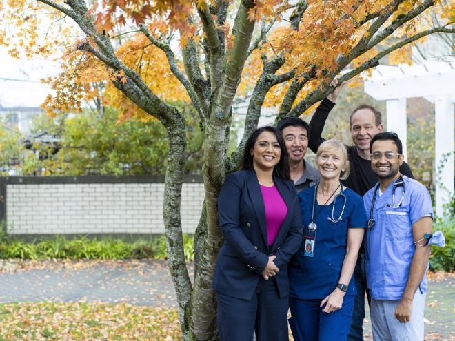 Dr Ramneek Dosanjh and colleagues  Dr Ramneek Dosanjh and colleagues