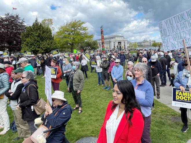 Rally on the front lawn of the legislature Rally on the front lawn of the legislature